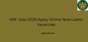 ANF Jobs 2025 Apply Online Now Latest Vacancies